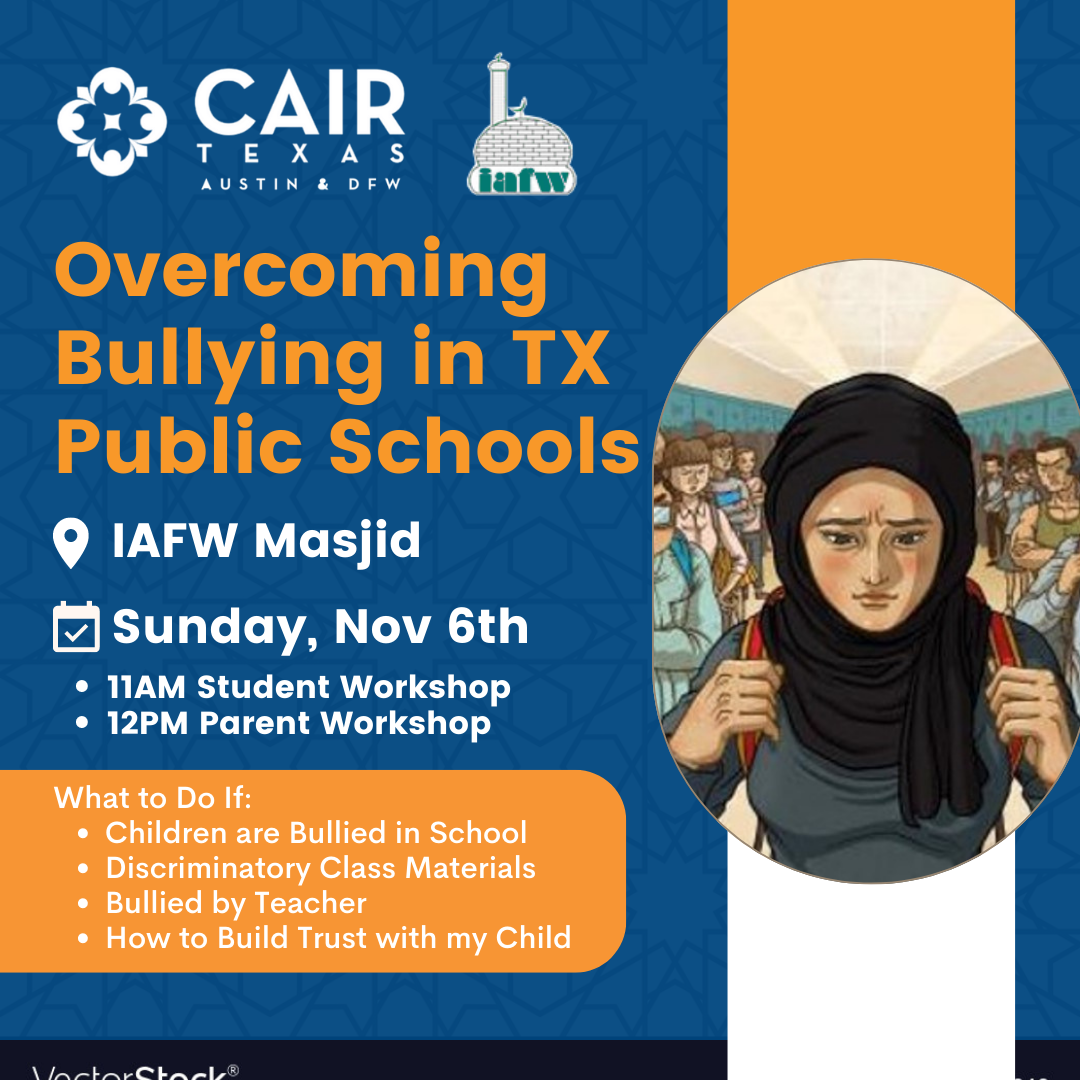 Bullying Workshop at IAFW CAIR Texas
