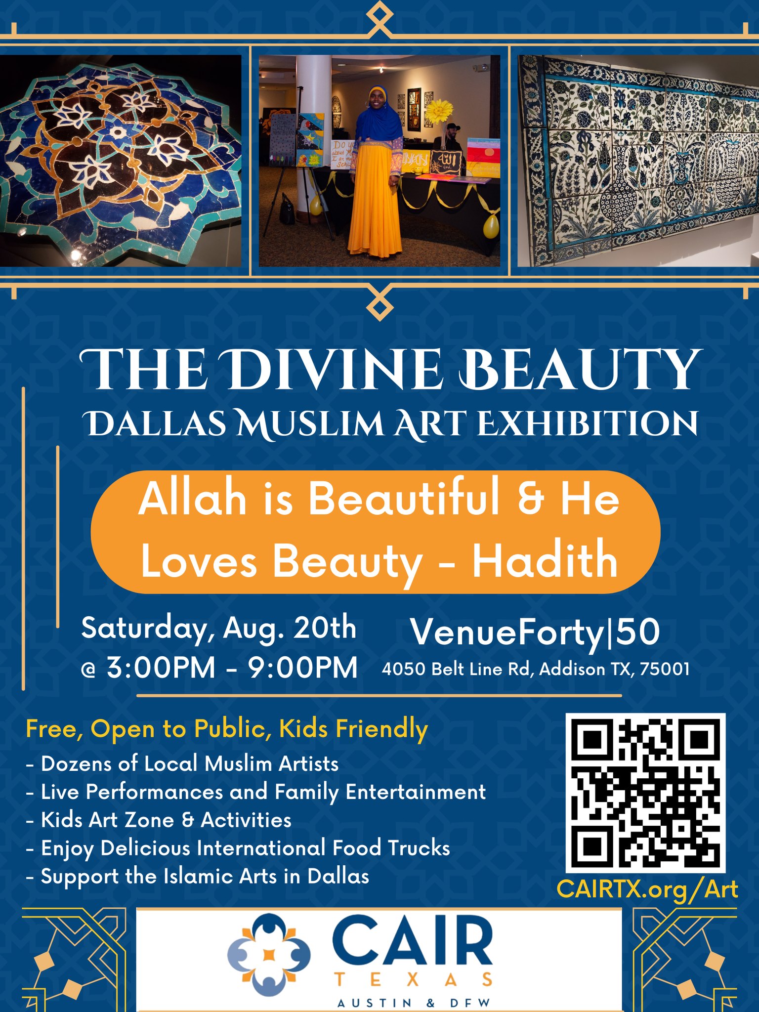  MEDIA ADVISORY: CAIR-DFW to Host Dallas Muslim Art Exhibition Designed to Challenge Stereotypes, Spotlight Artists 